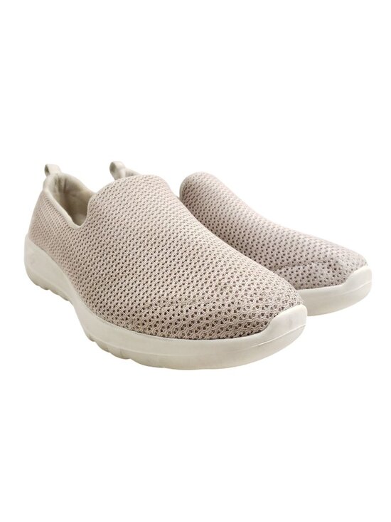 Skechers Shoes - Skechers Womens Size 8.5 Wide Slip-On Shoes Beige Breathable Mesh